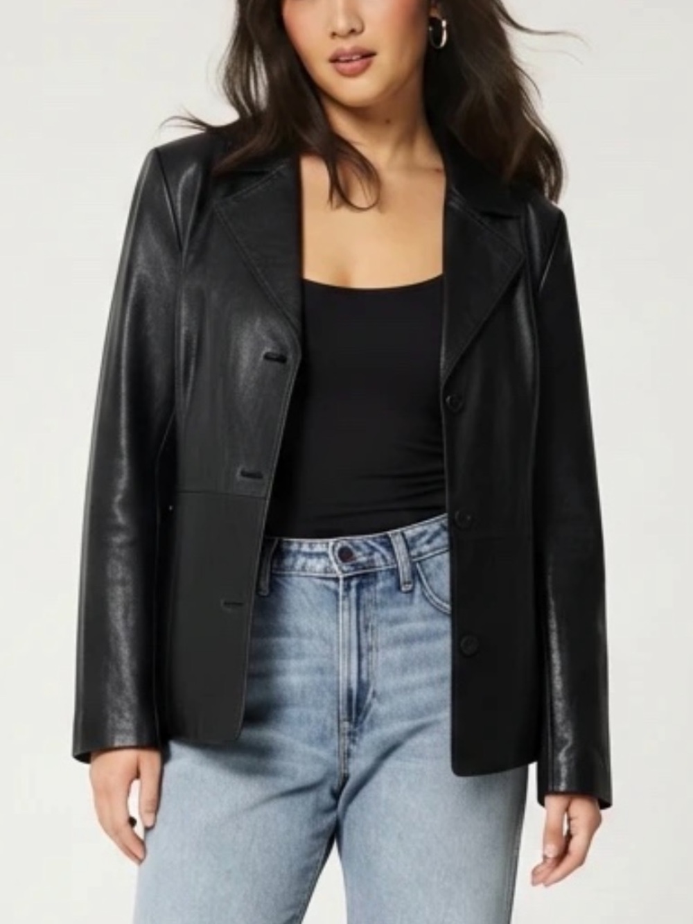 Vintage Black Leather Jacket